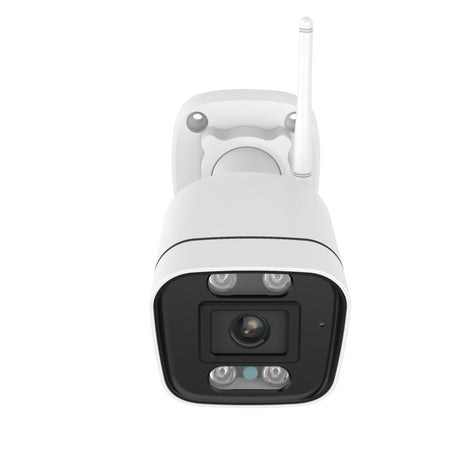 Foscam v8p, 4K 8MP Dual-Band-WLAN-Überwachungskamera (weiß, mit Ton- und Lichtalarm)
