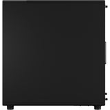 Fractal design north - momentum edition midi tower behuizing (zwart houtkleur | 2x usb-a | 1x usb-c | tempered glass)