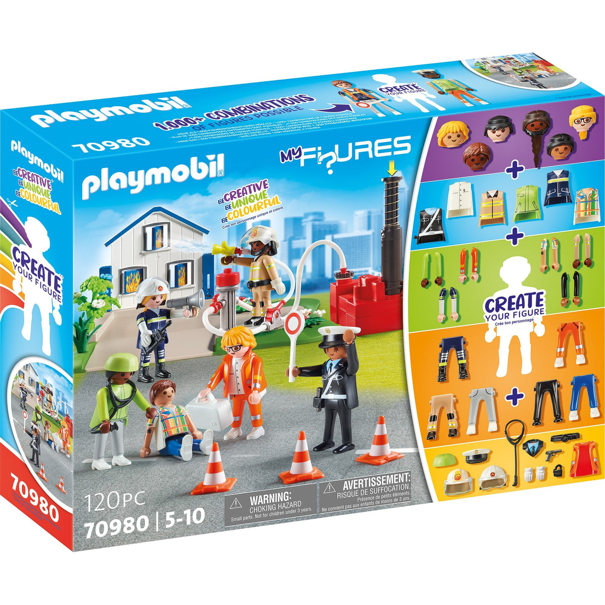 Playmobil-Figuren - Meine Figuren: Rettungsmission, Bauspielzeug (70980)