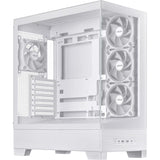 Asus a31 plus Midi-Tower-Gehäuse (weiß | 2x USB-A | 2x USB-C | gehärtetes Glas)