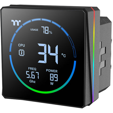 Thermaltake TH360-S V3 ARGB Sync AIO Flüssigkeitskühler Wasserkühlung (Schwarz)