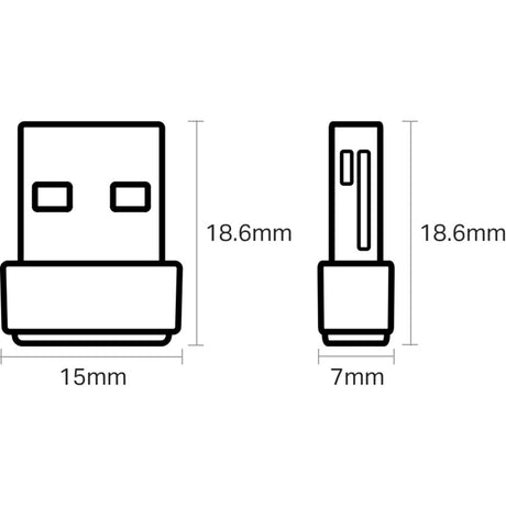 TP-Link Archer T2U Nano AC600 Nano Wireless USB Adapter