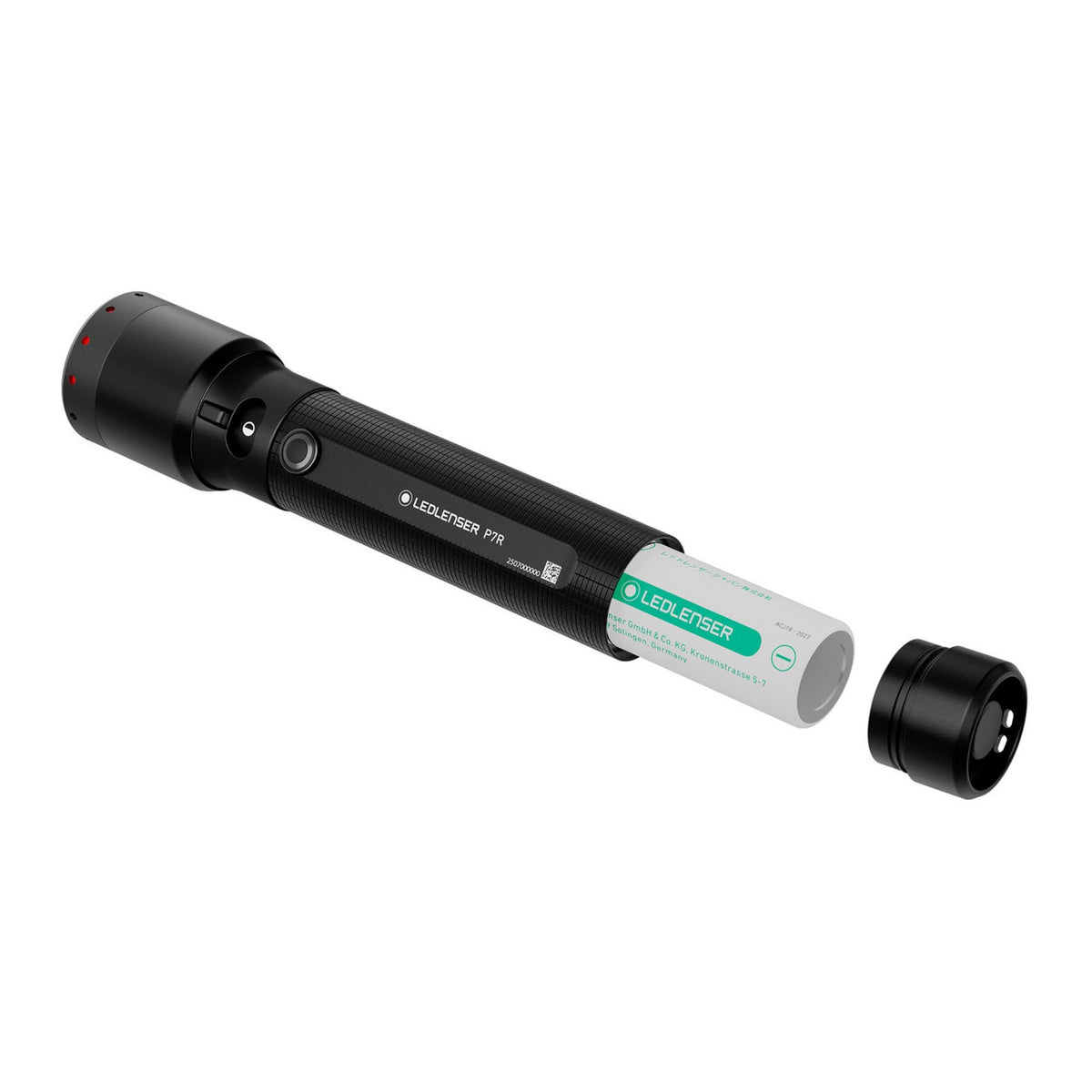 Ledlenser p7r Taschenlampe (schwarz, 2000 lm, 6000-7500k)