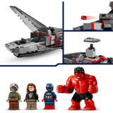 Lego Marvel 76292 Captain America vs. Red Hulk Duell