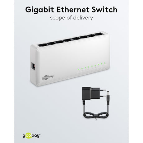 8-Port-Netzwerk-Switch