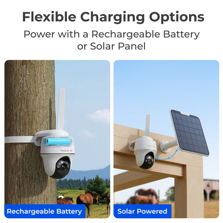Reolink G440 + Solarpanel 2 Sicherheitskamera (weiß, 4k, 8mp, 4G LTE, inkl. Solarpanel 2 + 64GB Micro-SD-Karte)