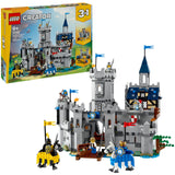 Lego® creator 3in1 medieval castle with knights on horseback - 31168