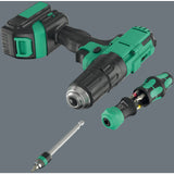 Wera kraftform kompakt 26 ra-r mit Koffer, 6-teiliges Bit-Set (schwarz grün)