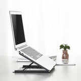 Act Connectivity Laptopständer, klappbar, 5-fach höhenverstellbar (schwarz)