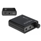Delock tragbarer Stereo-Kopfhörerverstärker (schwarz)