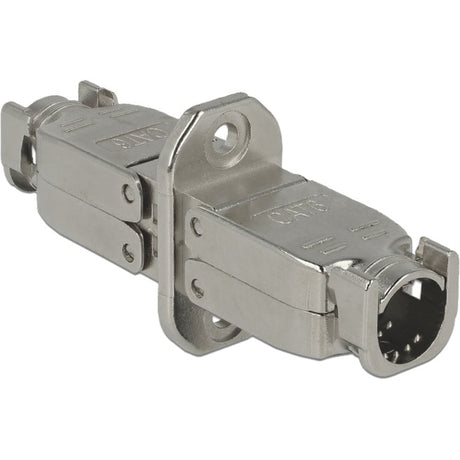 Delock Kupplung für Netzwerkkabel Cat.6a STP (Silber)