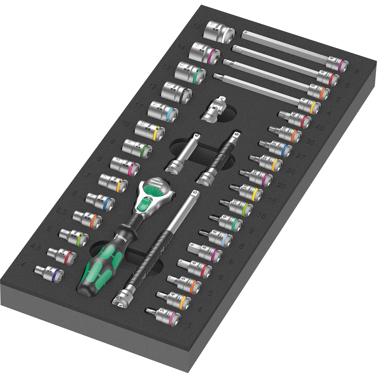 Wera Foaming Insert 8000 a Zyklop Set 1