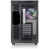 Thermaltake view 380 xl tg argb midi tower behuizing (zwart | 2x usb-a | 1x usb-c | rgb | tempered glass)