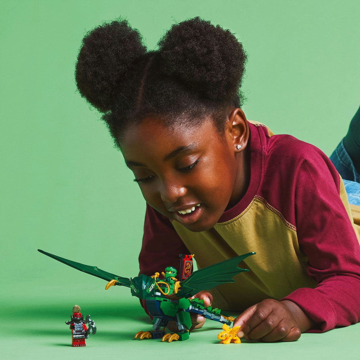 Lego 71829 Ninjago Lloyds grüner Walddrache | 2 Stk