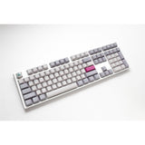 Ducky one 3 mist grey rgb mechanisch toetsenbord (lichtgrijs, us lay-out (qwerty), cherry mx red, 100%, rgb led, double-shot pbt, hot-swappable, quack mechanics)