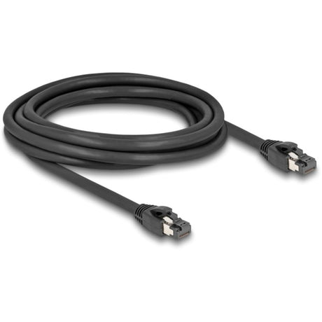 Delock Netzwerkkabel S FTP, RJ-45 mit Cat.8.1 (schwarz, 3 Meter)