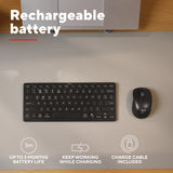 Trust nado ii bluetooth-toetsenbord (zwart, us lay-out (qwerty), scissor switches, 80% (tkl), bluetooth)