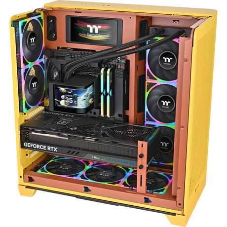 Thermaltake Magcurve 360 Ultra Arbb Sync AIO Flüssigkeitskühler Wasserkühlung (Schwarz)