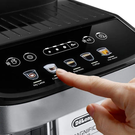 Delonghi Magnifica evo ecam290.61.sb Espressomaschine Vollautomat (Silber Schwarz)
