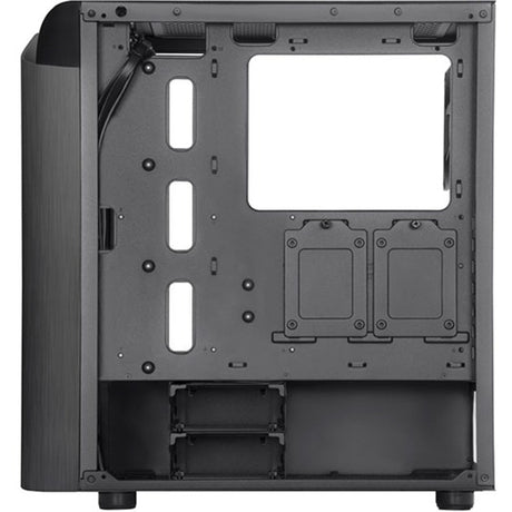 Silverstone Seta A1 Midi Tower Gehäuse (schwarzes Titan | 2x USB-A | 1x USB-C | RGB | gehärtetes Glas)