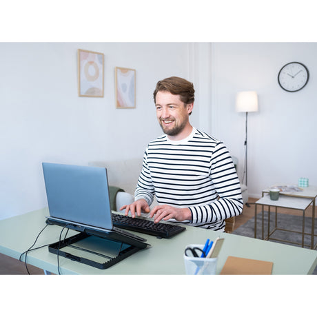 Trust Exto Laptop-Kühlständer, Laptop-Kühler (grau)