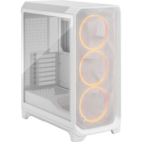 Fractal Design Meshify 3 RGB Midi-Tower-Gehäuse (weiß | 2x USB-A | 1x USB-C | RGB | gehärtetes Glas)