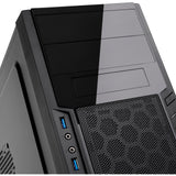 Silverstone sst-ps13b Midi-Tower-Gehäuse (schwarz | 2x USB-A)