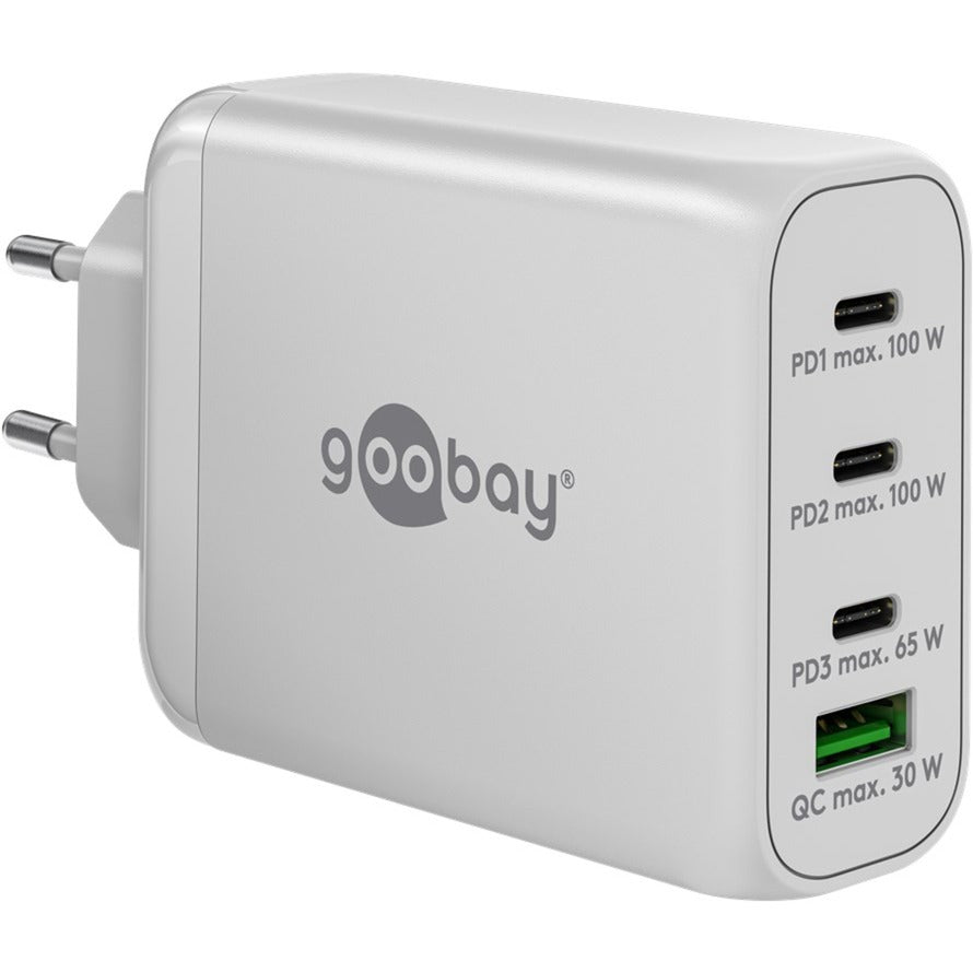 Goobay USB-C PD Multiport Schnellladegerät (100 W) (Weiß)