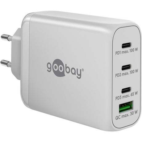 Goobay USB-C PD Multiport Schnellladegerät (100 W) (Weiß)