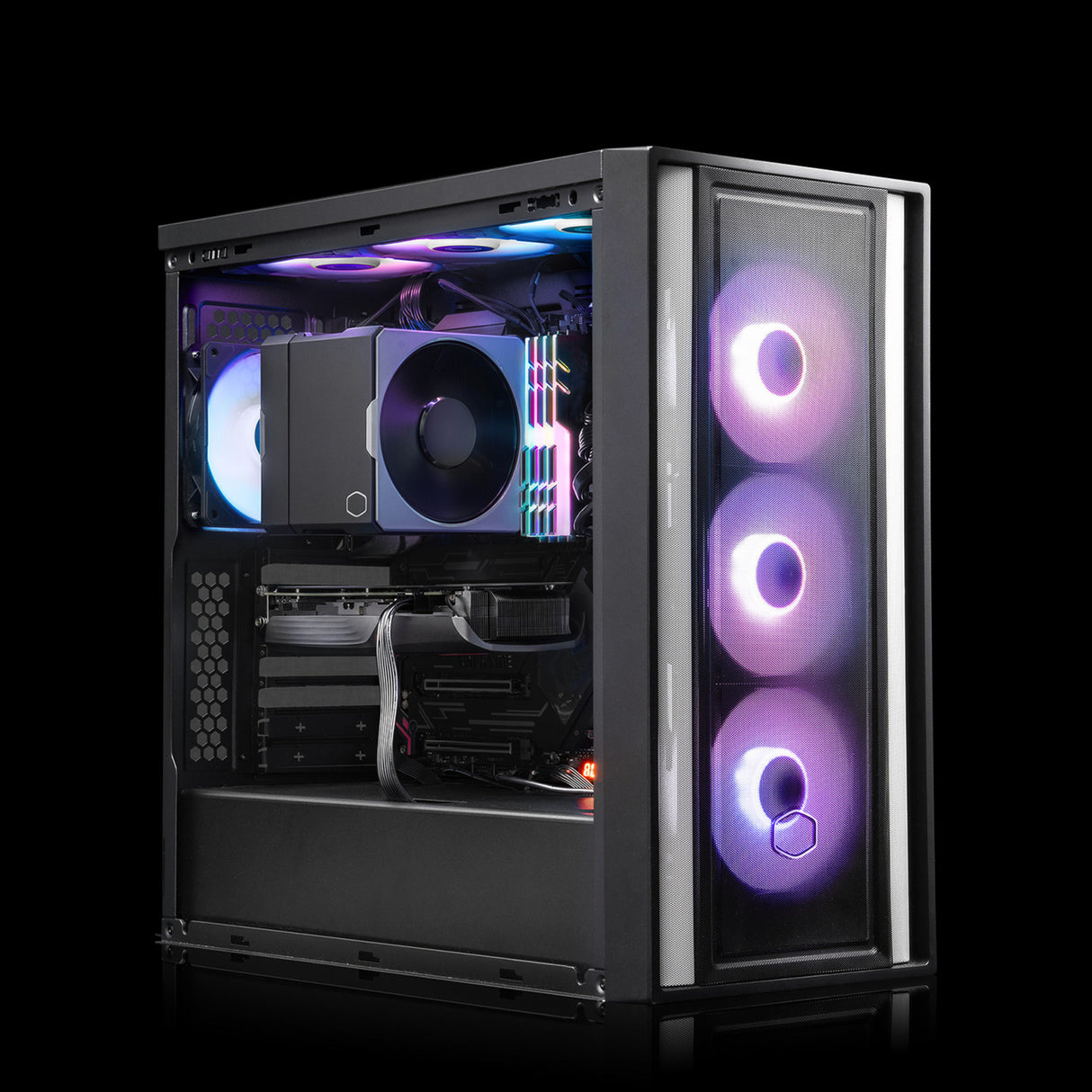 Cooler Master Map-T6PN-225PK-R1 Hyper 612 Apex, Intel AMD, 2x 120 mm, 0–2400 U/min, schwarz, ohne LED