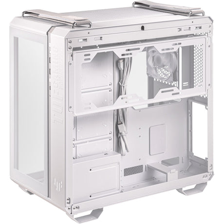 Asus TUF Gaming GT502 Plus Midi-Tower-Gehäuse (weiß | 2x USB-A | 1x USB-C | gehärtetes Glas)