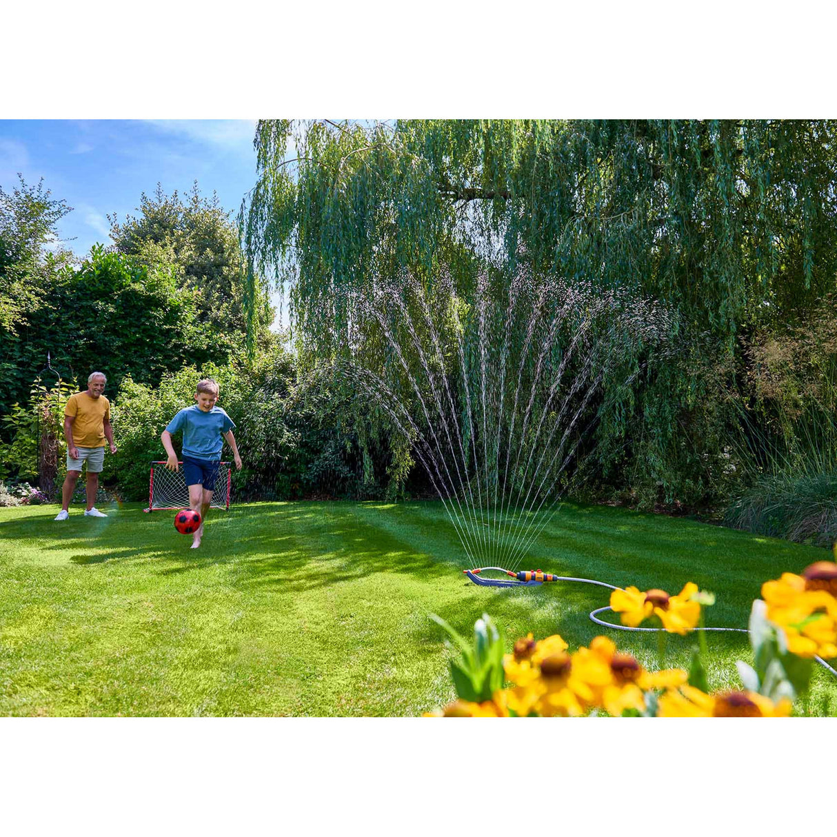 Hozelock oszillierender Sprinkler Aquasave Pro 220 m²