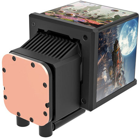 Thermaltake Minecube 360 Ultra Arbb Sync AIO Flüssigkeitskühler Wasserkühlung (Schwarz)