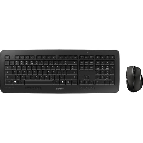 Cherry DW 5100 Wireless-Desktop-Set (Schwarz, US-Layout (QWERTZ), 100 %)