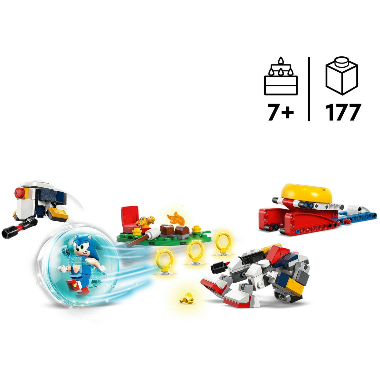 Lego Sonic the Hedgehog 77001 Sonics kämpfen am Lagerfeuer