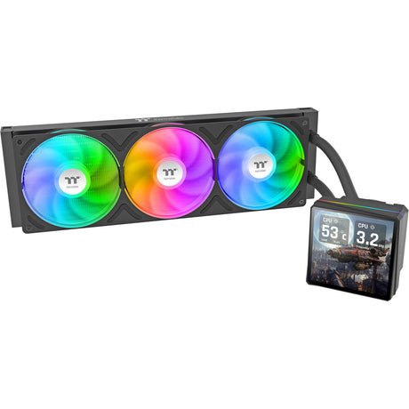 Thermaltake TH360 V3 Ultra ARGB Sync AIO Flüssigkeitskühler Wasserkühlung (Schwarz)
