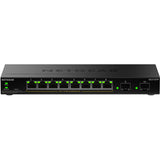 Netgear gs310tpv2 switch (zwart, 55w poe budget)