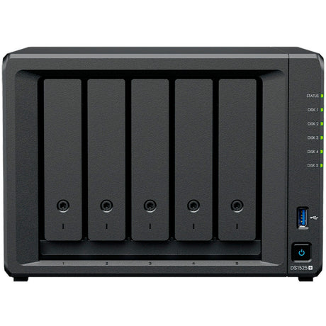 Synology Diskstation DS1525+ NAS (schwarz, 2x LAN, USB)