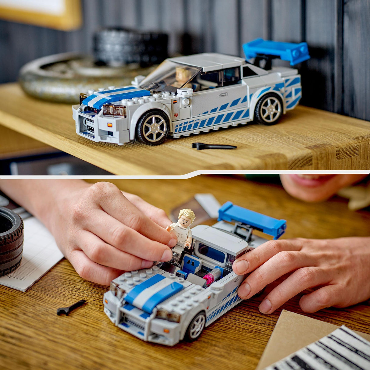 Lego Speed Champions 76917 2 Fast 2 Furious Nissan Skyline GT-R (R34)