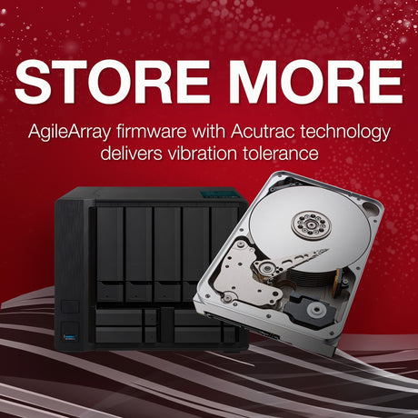 Seagate ironwolf 8 tb harde schijf (st8000vn004, sata 600, 24 7)