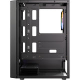 Antec Ax26 RGB Elite Midi-Tower-Gehäuse (schwarz | 3x USB-A | gehärtetes Glas)