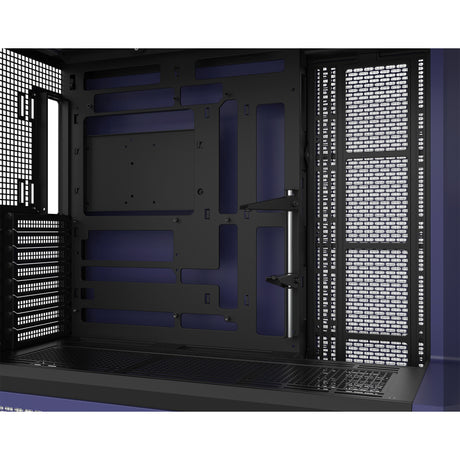 Thermaltake View 600 tg Future Dusk Big Tower Gehäuse (lila schwarz | 2x USB-A | 1x USB-C | gehärtetes Glas)