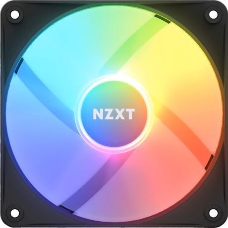 Nzxt f120 RGB Core Gehäuselüfter (schwarz, 120 x 120 x 26 mm, PWM, ohne Controller)