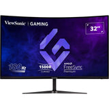 Viewsonic vx3218-pc-mhd 32 curved gaming monitor (zwart, 2x hdmi, 1x displayport, 180 hz)