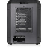 Thermaltake the tower 600 midi tower behuizing (zwart | 4x usb-a | 1x usb-c | tempered glass)