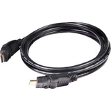 Club 3D HDMI 2.0 360° drehbares Kabel (schwarz, 2 Meter, 4K 60Hz)