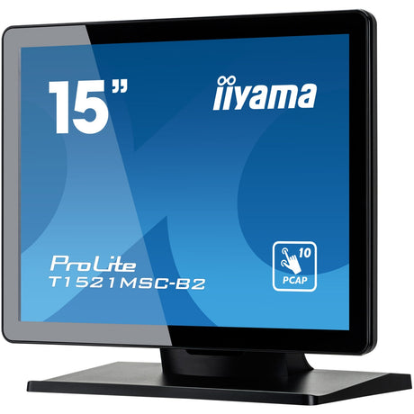 Iiyama Prolite T1521MSC-B2 15 Touchscreen-Monitor (schwarz, HDMI, VGA, USB-B)