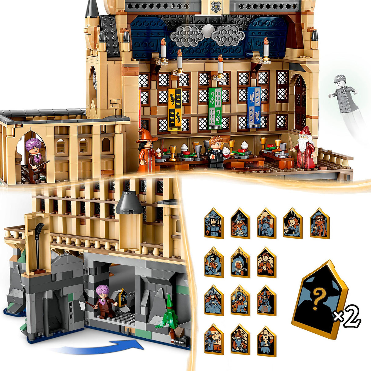 Lego 76435 Harry Potter Schloss Hogwarts – Die große Halle