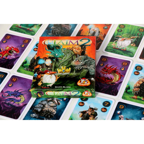 White Goblin Games Claim 2 Kartenspiel (niederländisch, 2 Spieler, 25 Minuten, ab 10 Jahren)
