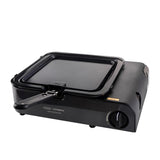 Cadac Van Cook Flat Plate Grillplatte (schwarz, 22 x 22 cm)
